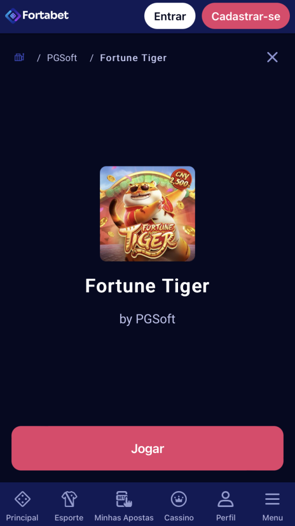  Jogo Fortune Tiger na Fortabet